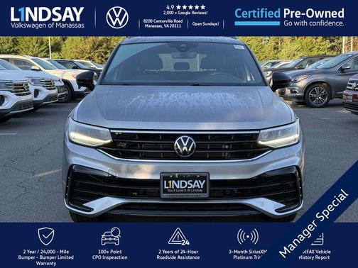 2022 Volkswagen Tiguan 2.0T SE R-Line Black 4MOTION
