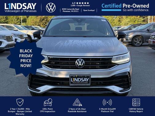2022 Volkswagen Tiguan 2.0T SE R-Line Black 4MOTION