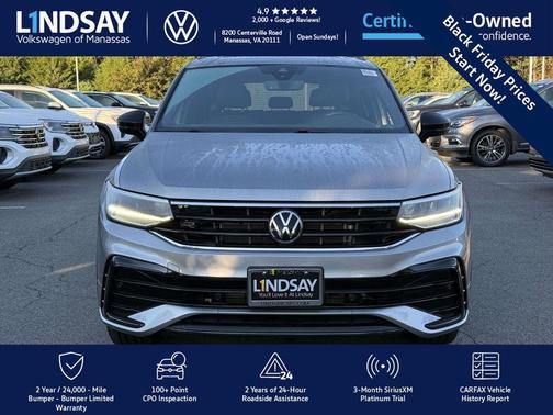 2022 Volkswagen Tiguan 2.0T SE R-Line Black 4MOTION