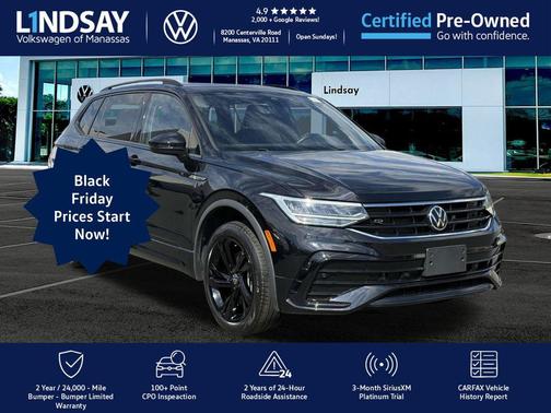 2023 Volkswagen Tiguan 2.0T SE R-Line Black 4MOTION