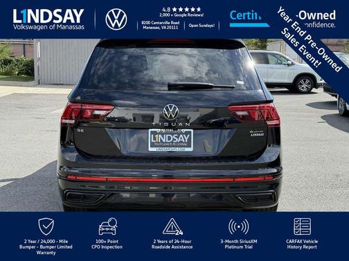 2023 Volkswagen Tiguan 2.0T SE R-Line Black 4MOTION
