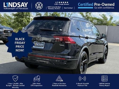 2023 Volkswagen Tiguan 2.0T SE R-Line Black 4MOTION
