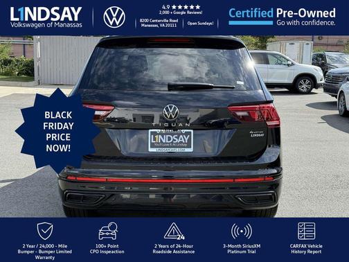 2023 Volkswagen Tiguan 2.0T SE R-Line Black 4MOTION