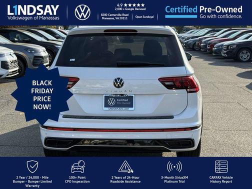 2023 Volkswagen Tiguan 2.0T SE R-Line Black