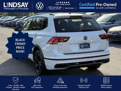 2023 Volkswagen Tiguan 2.0T SE R-Line Black