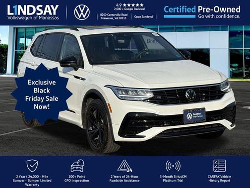 2023 Volkswagen Tiguan 2.0T SE R-Line Black