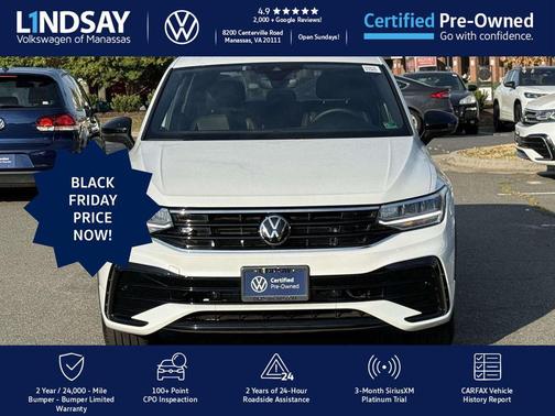 2023 Volkswagen Tiguan 2.0T SE R-Line Black