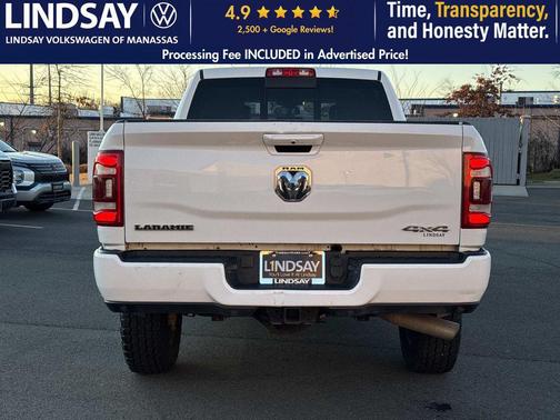 Bright White Clearcoat 2024 RAM 2500 Laramie Crew Cab 4x4 6'4' Box