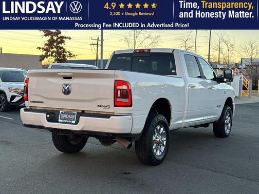 Bright White Clearcoat 2024 RAM 2500 Laramie Crew Cab 4x4 6'4' Box