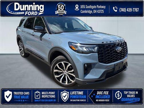 Vapor Blue Metallic 2026 Ford Explorer ST-Line