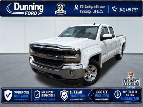 Summit White 2018 Chevrolet Silverado 1500 1LT