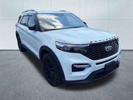 Star White Metallic Tri-Coat 2020 Ford Explorer ST