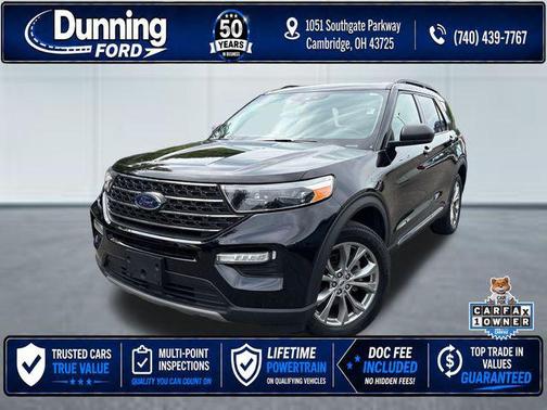 Agate Black Metallic 2023 Ford Explorer XLT