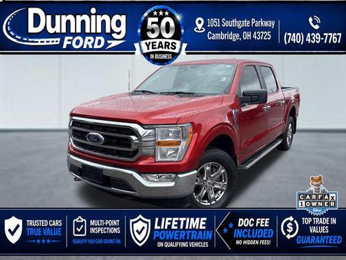 Red 2023 Ford F-150 XLT