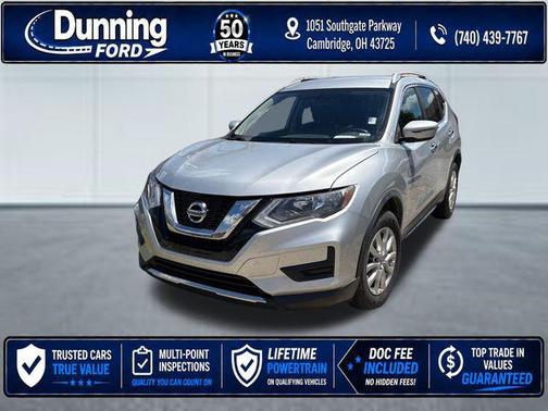 Brilliant Silver 2017 Nissan Rogue SV