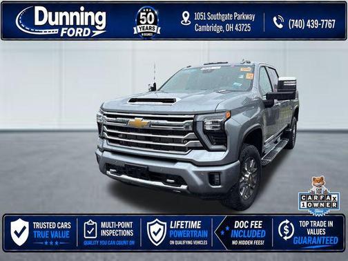 Sterling Grey Metallic 2024 Chevrolet Silverado 2500 High Country