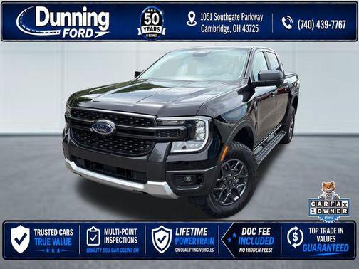 Shadow Black 2026 Ford Ranger XLT