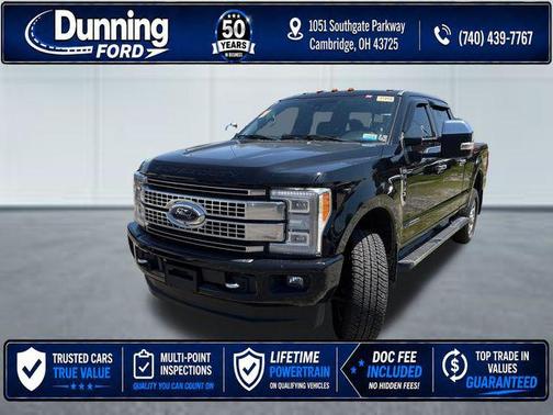Shadow Black 2017 Ford F-250 Platinum