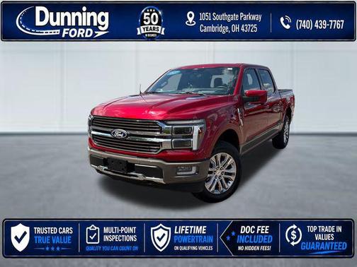 Rapid Red Metallic Tinted Clearcoat 2025 Ford F-150 King Ranch