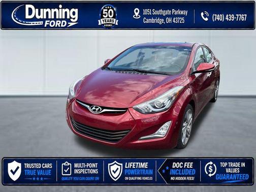 Venetian Red 2015 Hyundai ELANTRA Limited