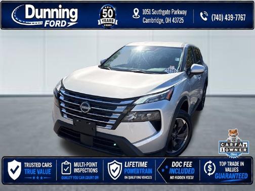 Brilliant Silver Metallic 2024 Nissan Rogue SV