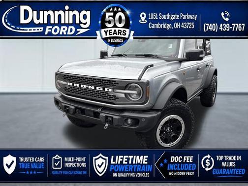 Iconic Silver Metallic 2022 Ford Bronco Badlands