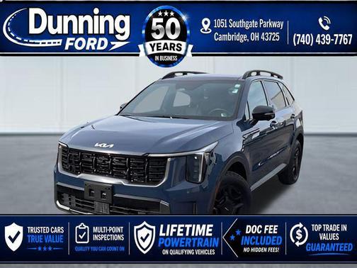 Midnight Lake Blue 2024 Kia Sorento SX