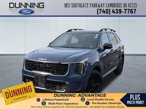 Midnight Lake Blue 2024 Kia Sorento SX