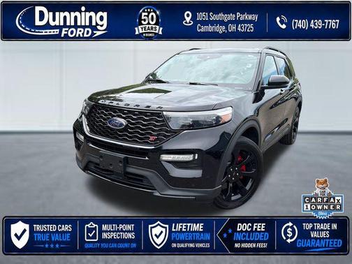 Black Metallic 2023 Ford Explorer ST