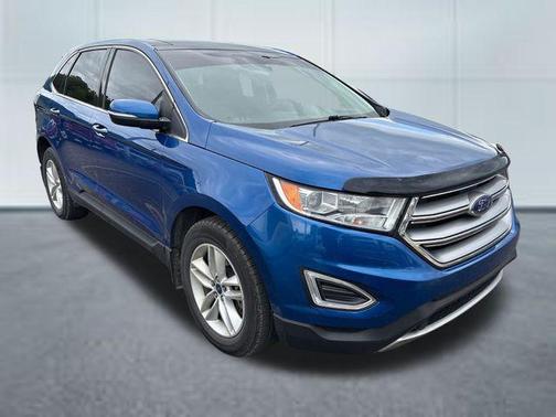 Lightning Blue Metallic 2018 Ford Edge SEL