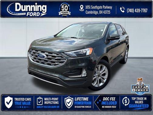 Forged Green Metallic 2024 Ford Edge Titanium