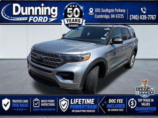 Silver Metallic 2024 Ford Explorer XLT