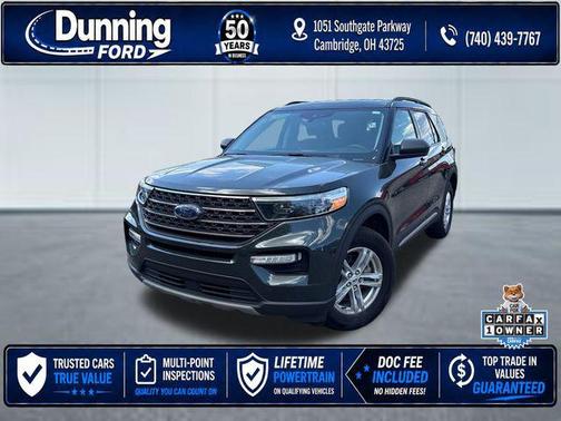 Forged Green Metallic 2024 Ford Explorer XLT
