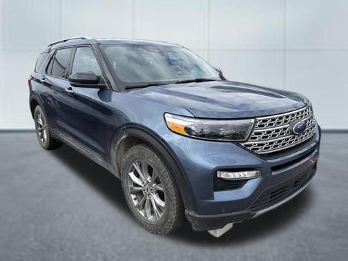 Blue Metallic 2020 Ford Explorer Limited