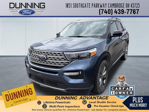 Blue Metallic 2020 Ford Explorer Limited