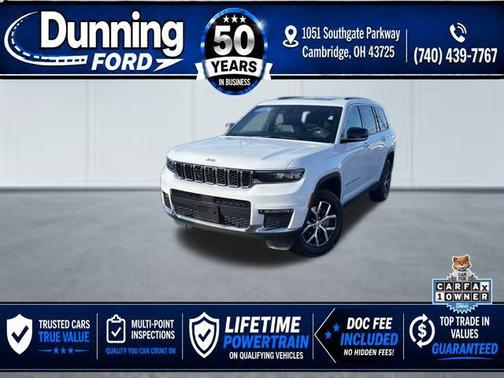 Bright White Clearcoat 2024 Jeep Grand Cherokee L Limited