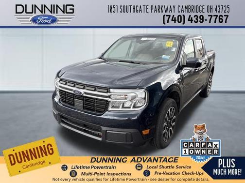 Alto Blue Tinted Clearcoat Metallic 2022 Ford Maverick Lariat