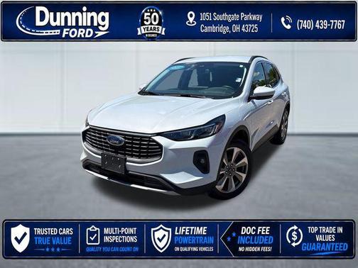Star White Metallic Tri-Coat 2025 Ford Escape Platinum