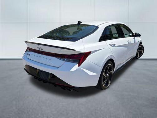 Lunar White 2023 Hyundai ELANTRA N Line