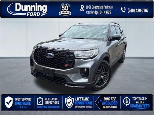 Carbonized Gray Metallic 2025 Ford Explorer ST