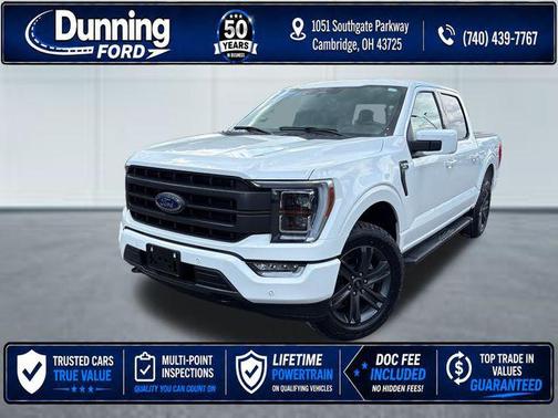 Star White Metallic Tri-Coat 2023 Ford F-150 Lariat