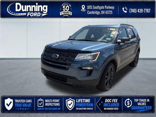 Blue Metallic 2019 Ford Explorer XLT
