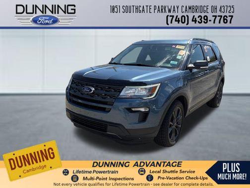 Blue Metallic 2019 Ford Explorer XLT