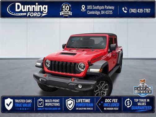 Firecracker Red Clearcoat 2024 Jeep Gladiator Mojave