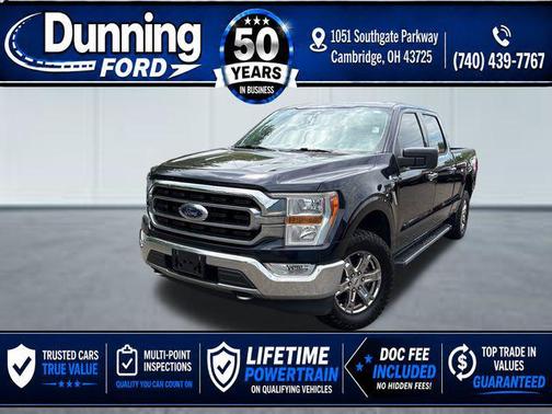Blue 2021 Ford F-150 XLT