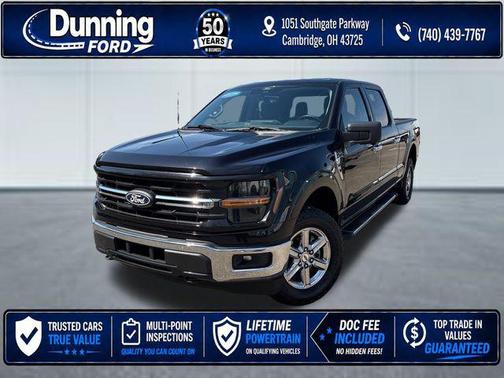 Agate Black Metallic 2024 Ford F-150 XLT