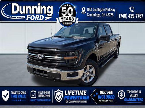 Agate Black Metallic 2024 Ford F-150 XLT
