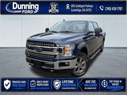 Blue 2020 Ford F-150 XLT