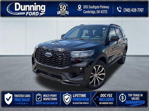 Agate Black Metallic 2026 Ford Explorer ST-Line