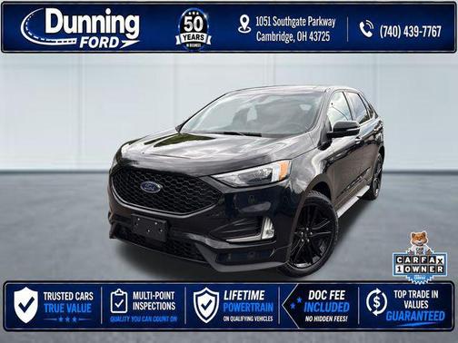 Agate Black 2020 Ford Edge ST